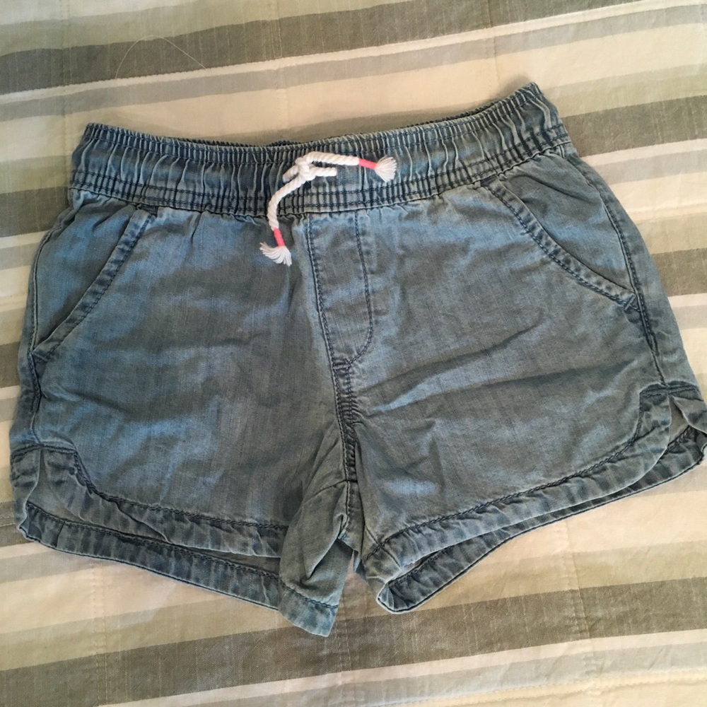 Chambray Shorts